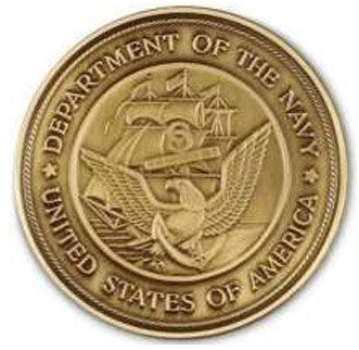 Navy Service Medallion, Brass Navy Medallion